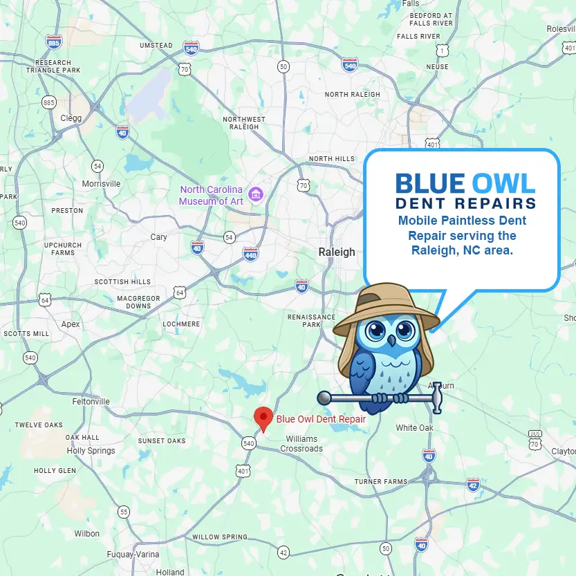 blue owl dent repair service area